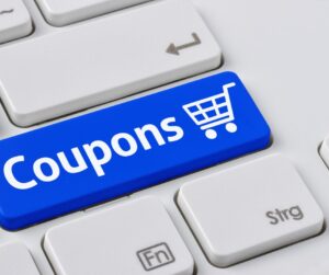 coupons-button-on-computer-keyboard-
