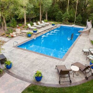 Residential-Pool-with-Chairs-Slide-Basketball-Goal