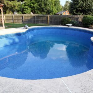 Pool-in-Fenced-in-Modern-Residential-Backyard